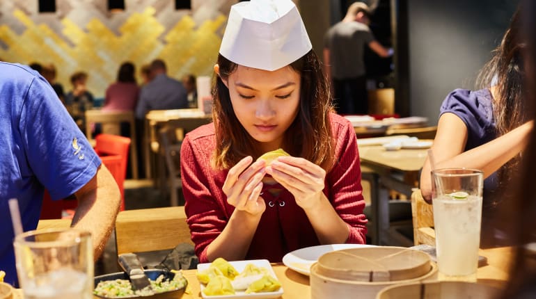 Group Dim Sum Making at Ping Pong